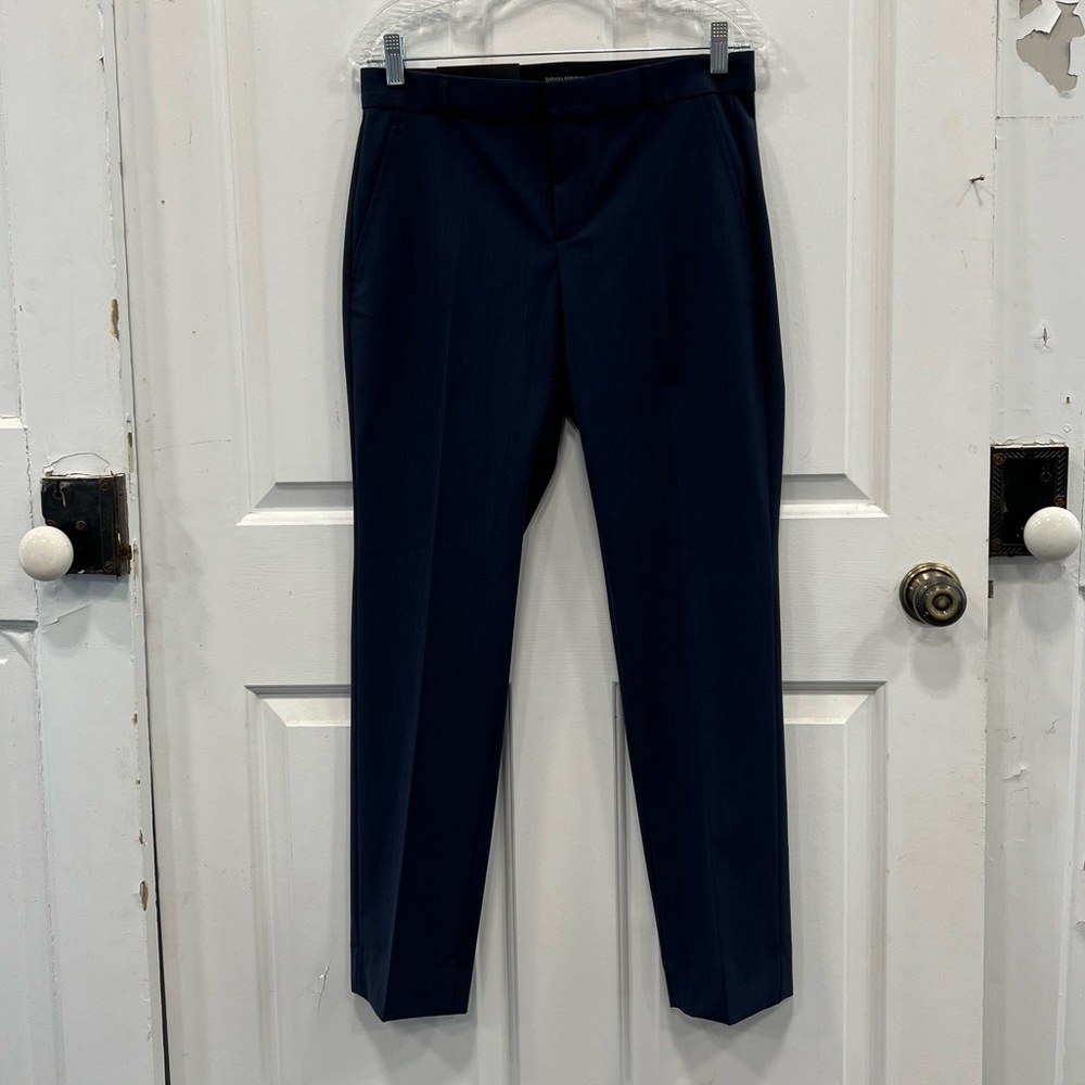 Banana Republic Ryan pants navy Size 4 NWT